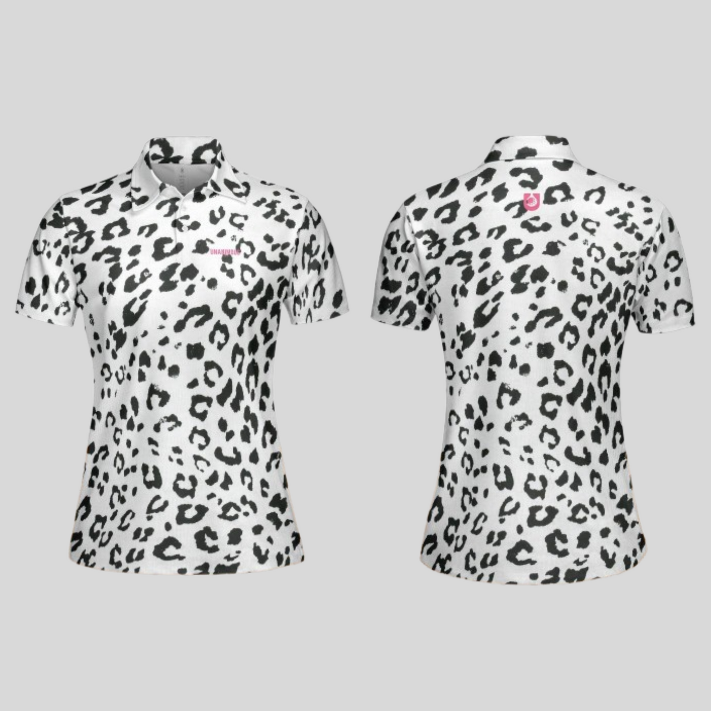 Snow Leopard Women’s Golf Polo – Stylish, Moisture-Wicking, Breathable Ladies Golf Shirt | Unanimous Golf