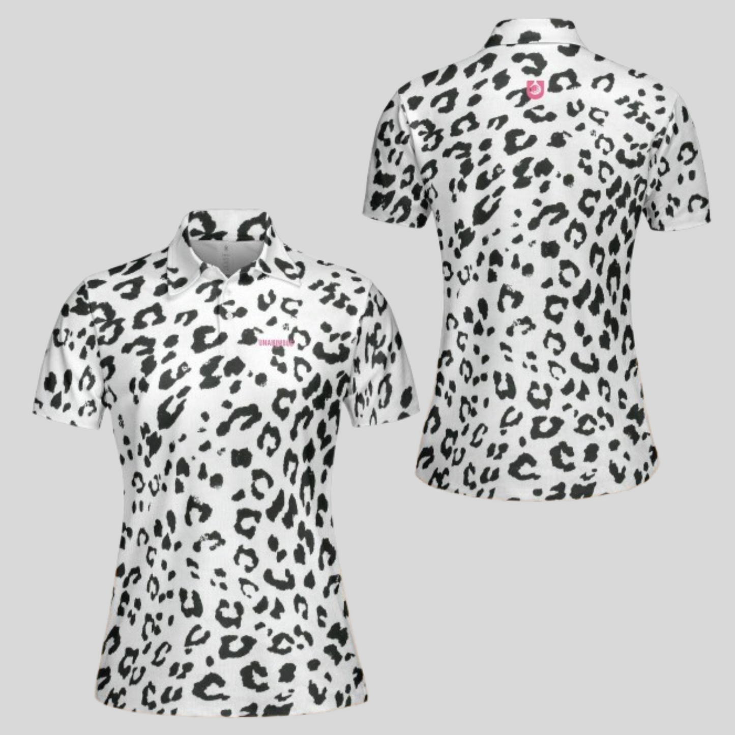 Snow Leopard Women’s Golf Polo – Stylish, Moisture-Wicking, Breathable Ladies Golf Shirt | Unanimous Golf