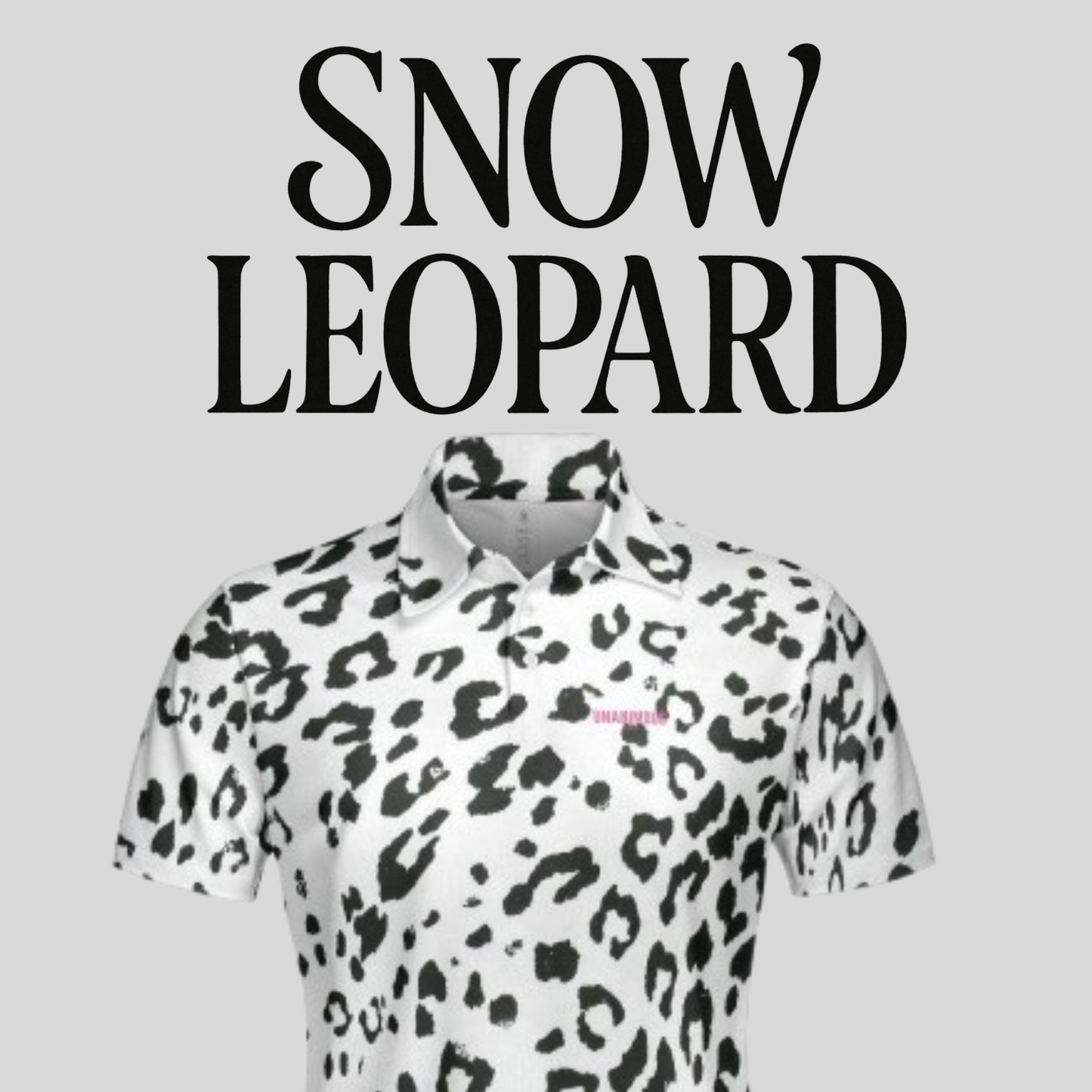 Snow Leopard Women’s Golf Polo – Stylish, Moisture-Wicking, Breathable Ladies Golf Shirt | Unanimous Golf