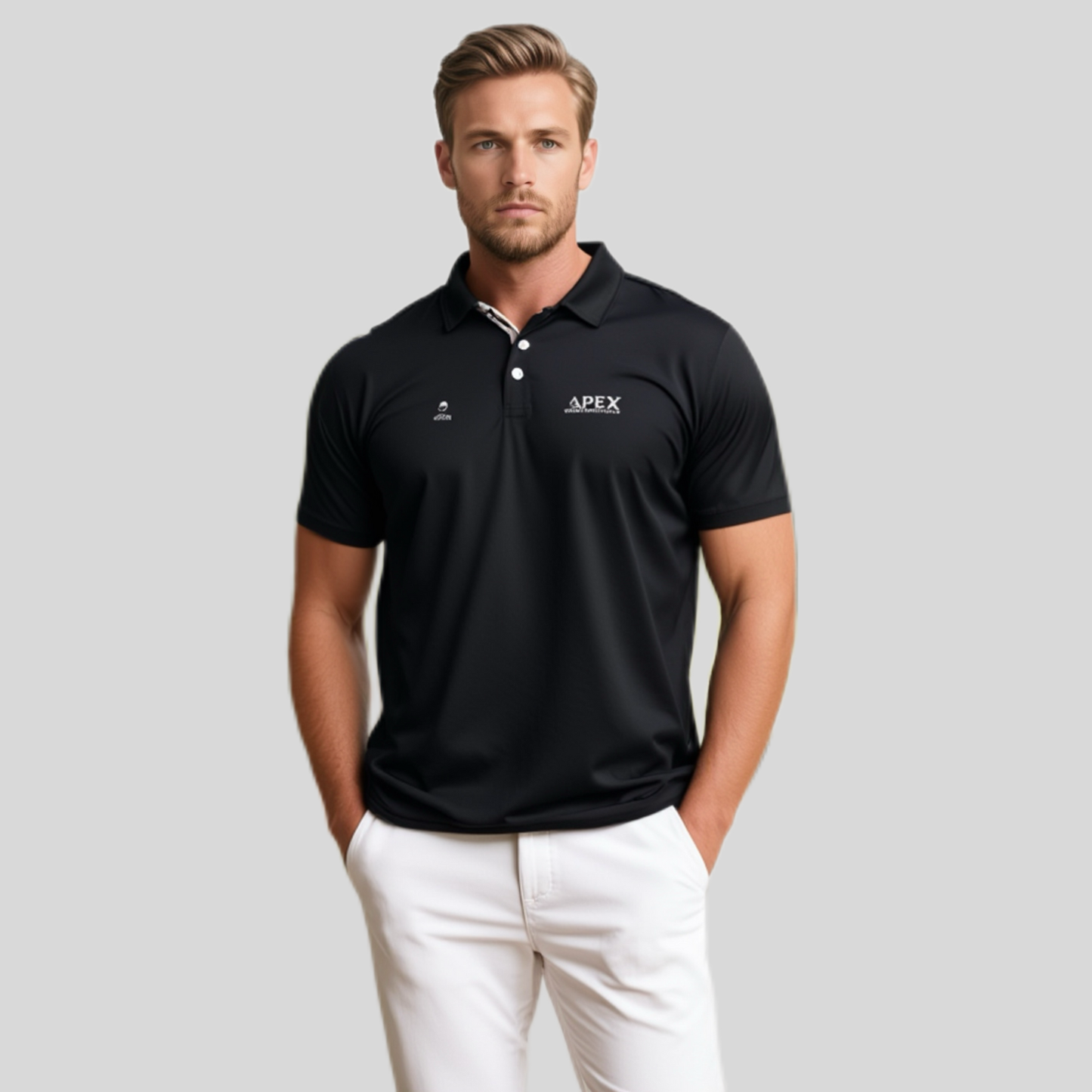 Hand Shandy Golf Polo – Collab with Tantrum Trades & Apex Mechanical | Unanimous Golf
