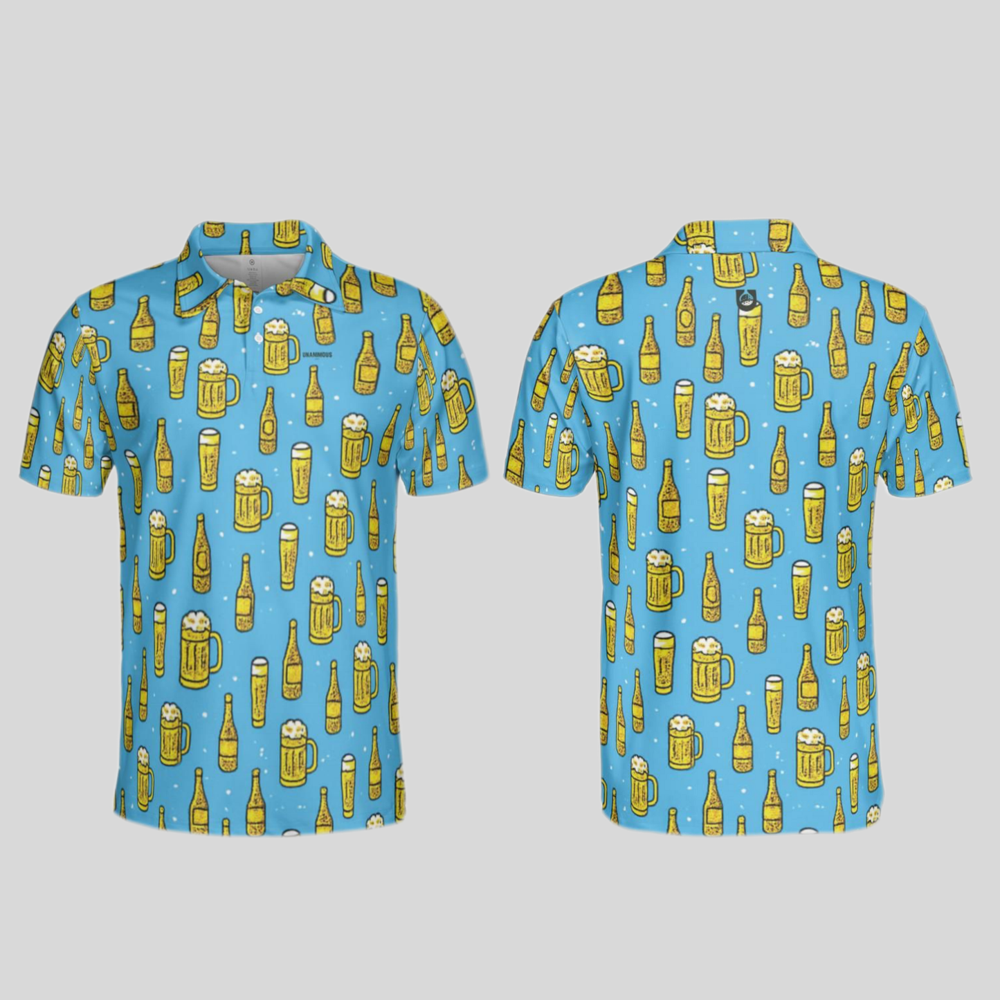 Brewmaster Golf Polo for Men | Premium Beer-Themed Performance Shirt