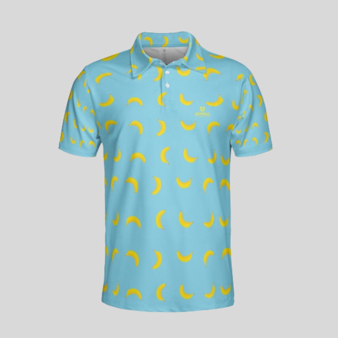 going bananas golf polo shirt