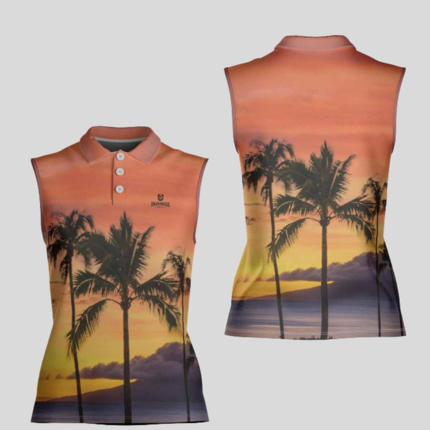 tropo Sleeveless golf polo for women