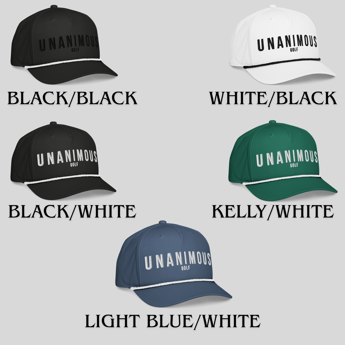 Golf Rope Hat | Unanimous Golf Snapback