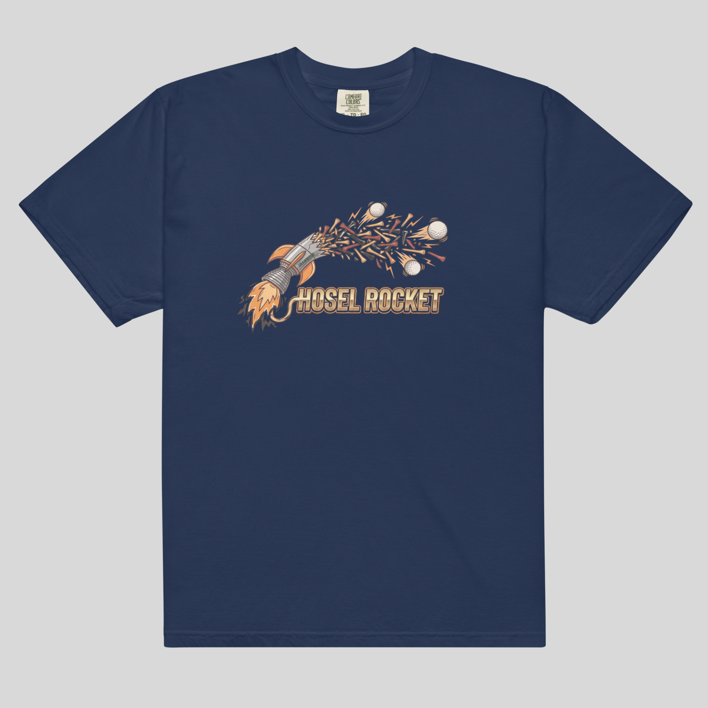 Hosel Rocket Golf T-Shirt – Comfort Colors 1717 Heavyweight Tee