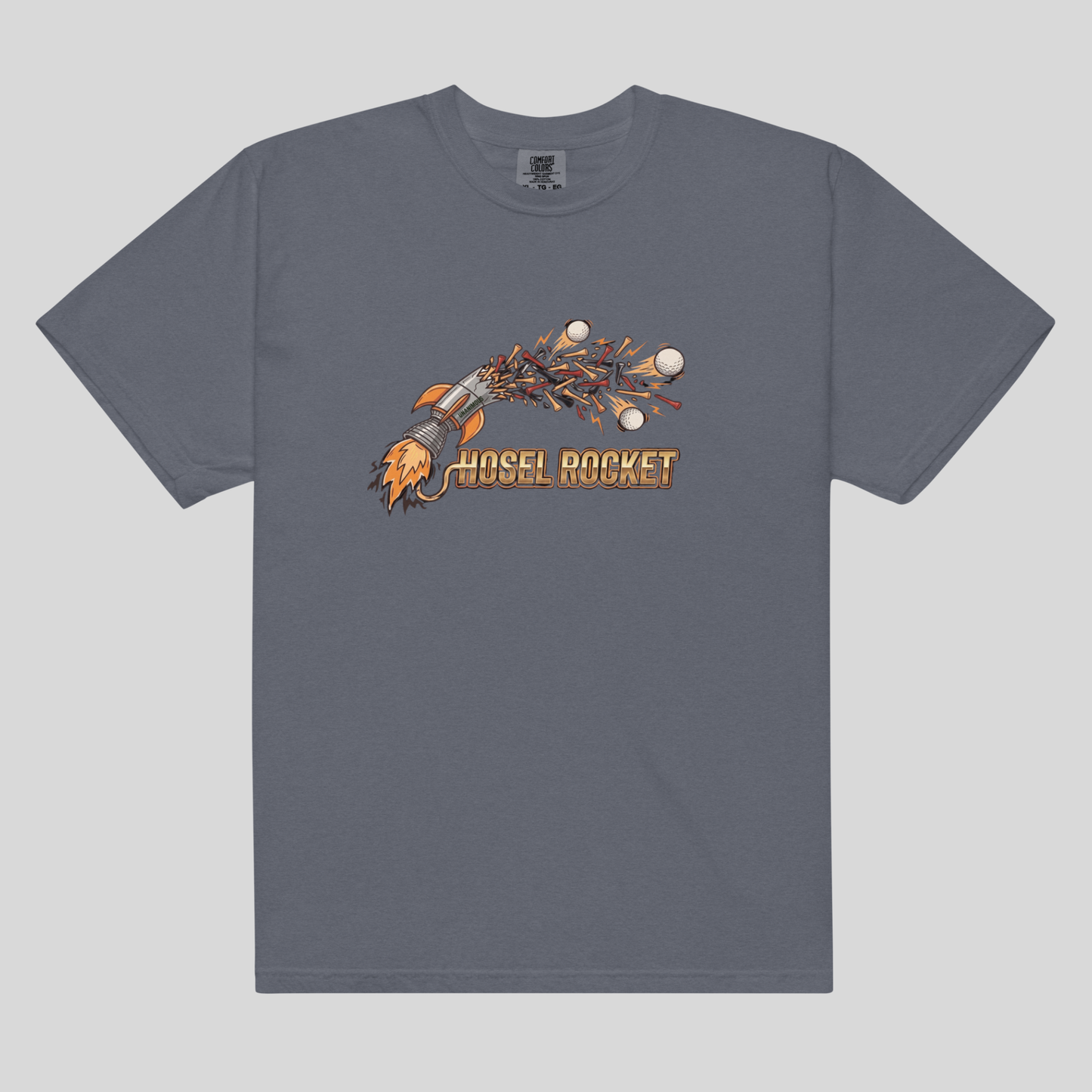 Hosel Rocket Golf T-Shirt – Comfort Colors 1717 Heavyweight Tee