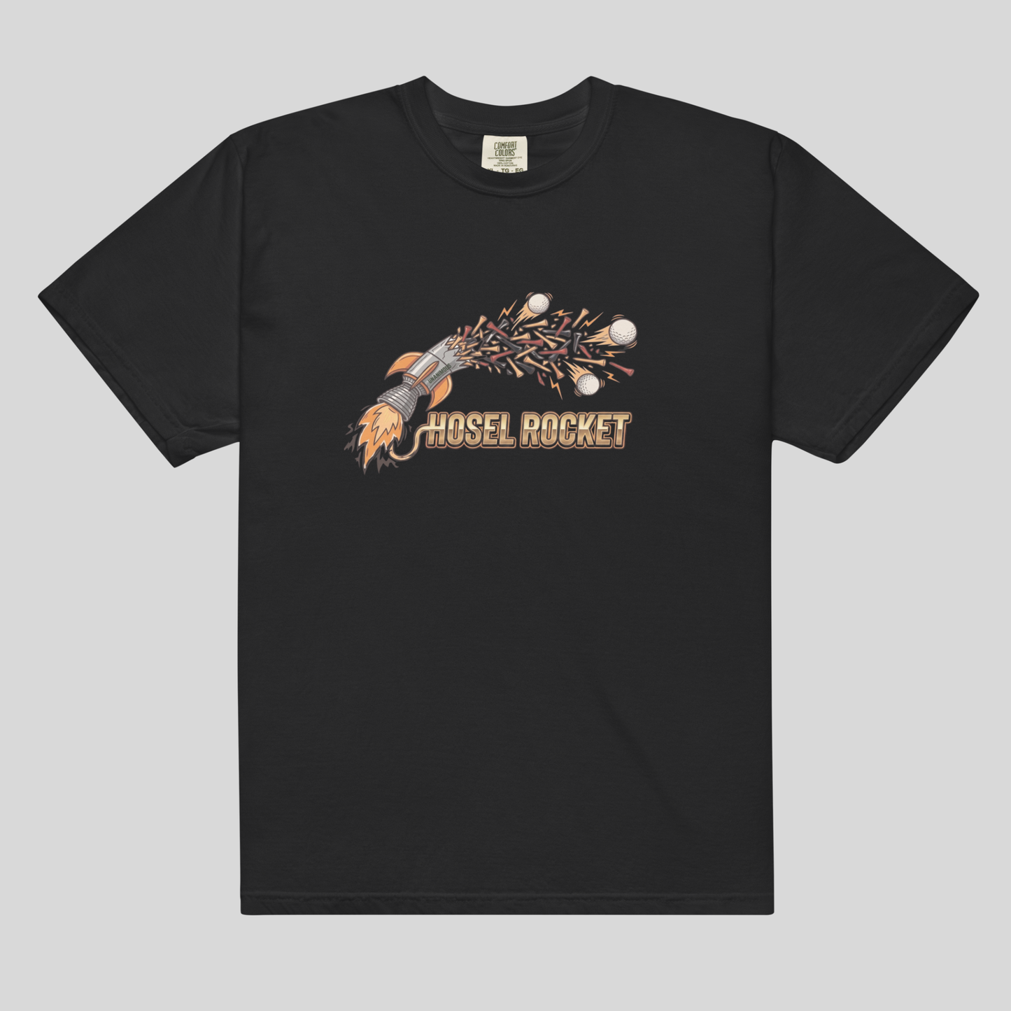 Hosel Rocket Golf T-Shirt – Comfort Colors 1717 Heavyweight Tee