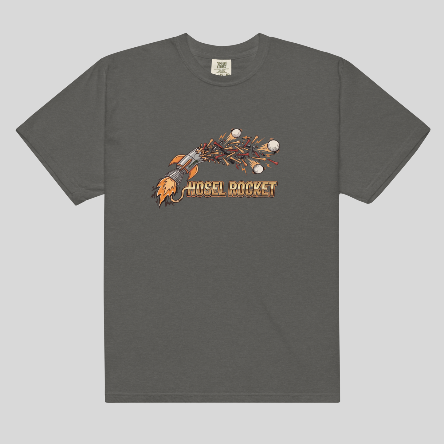 Hosel Rocket Golf T-Shirt – Comfort Colors 1717 Heavyweight Tee