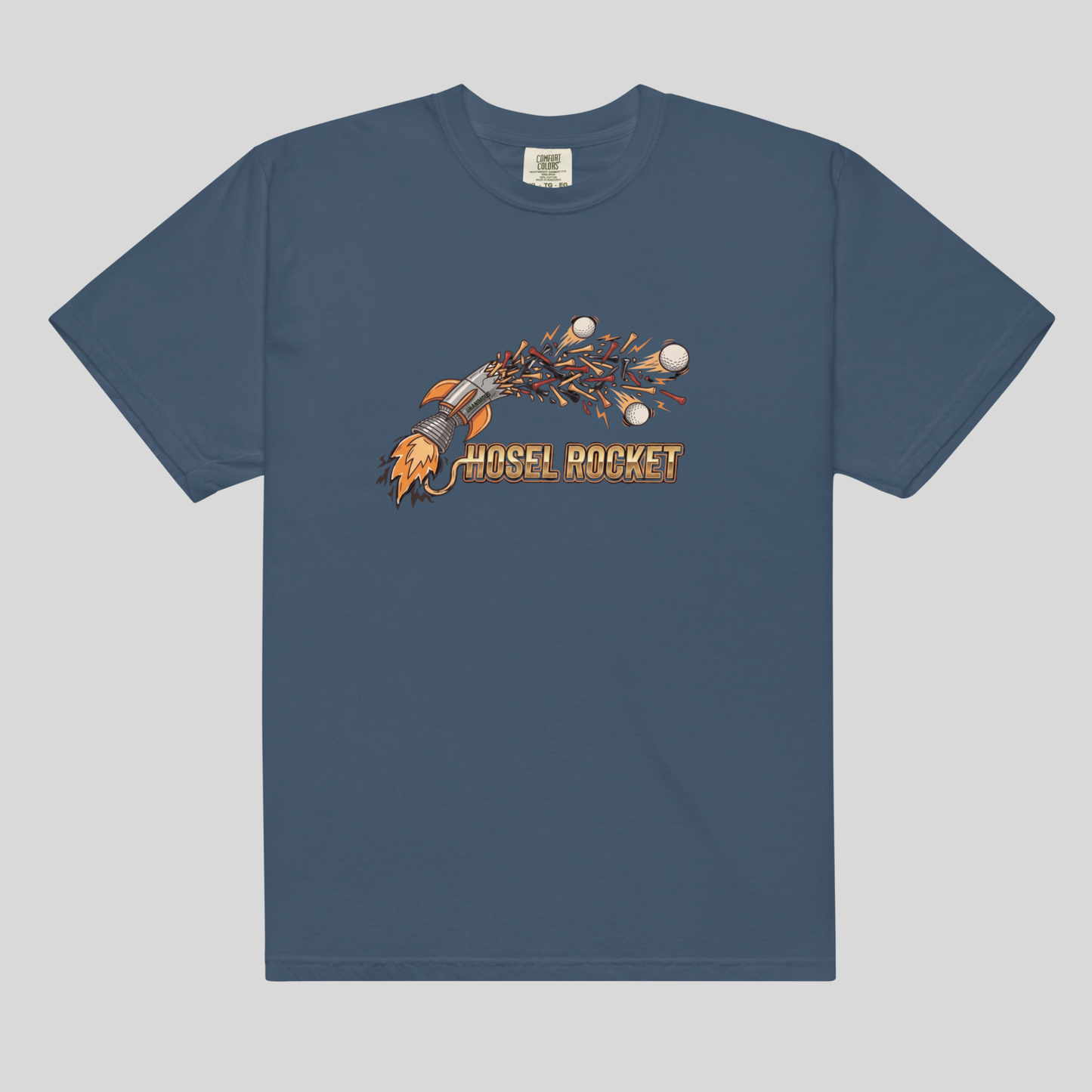 Hosel Rocket Golf T-Shirt – Comfort Colors 1717 Heavyweight Tee