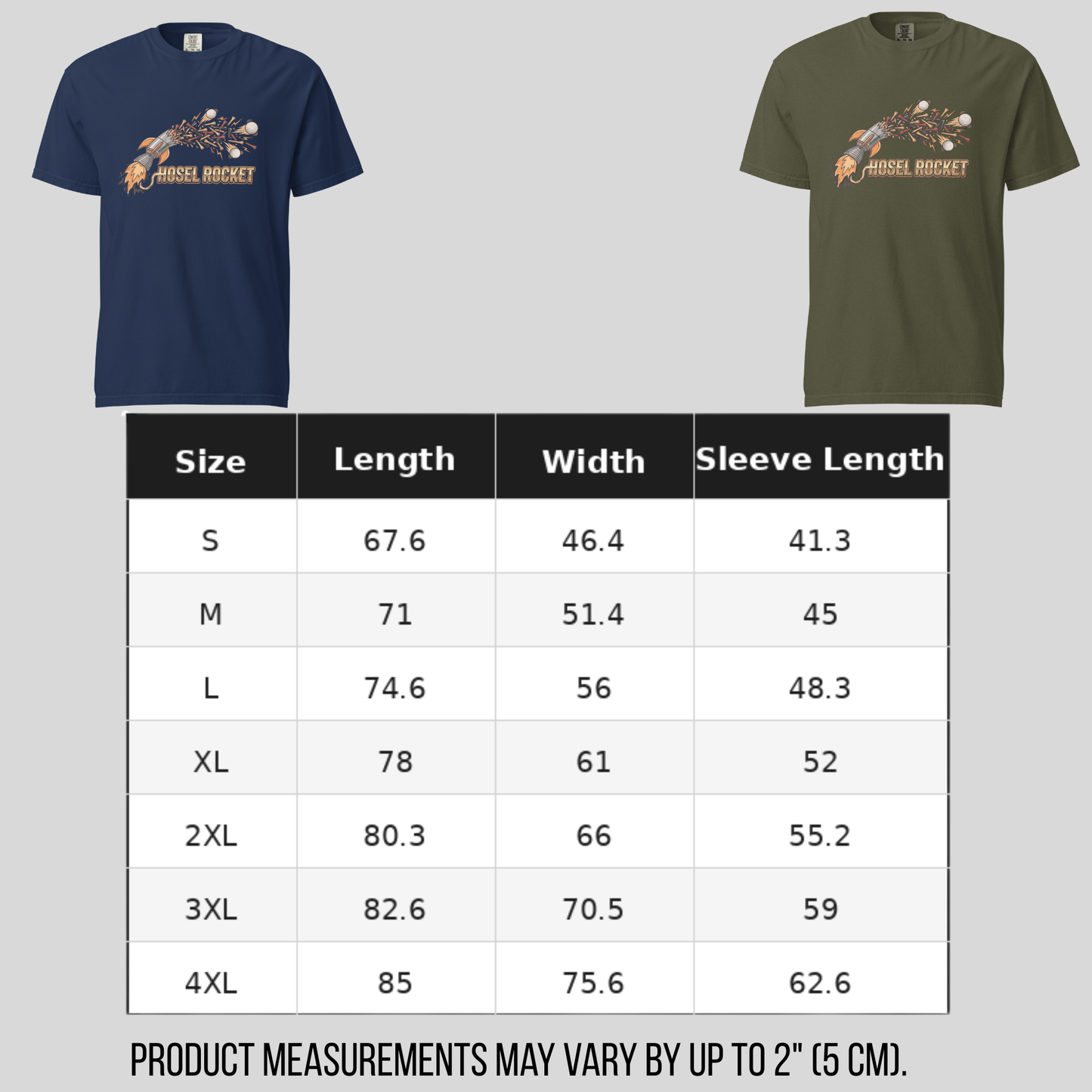 Hosel Rocket Golf T-Shirt – Comfort Colors 1717 Heavyweight Tee