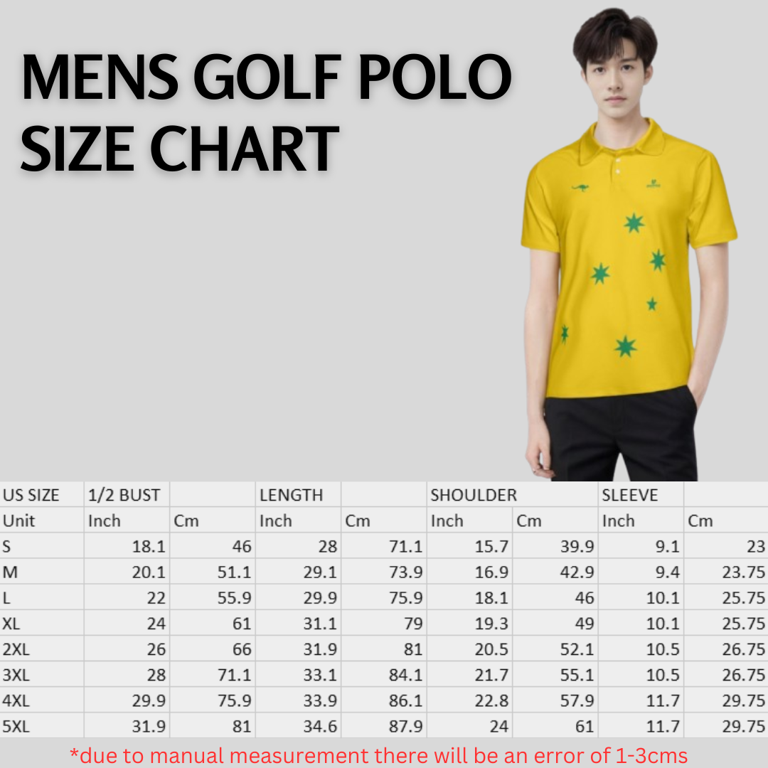 Aussie Golf Polo Shirt For Men
