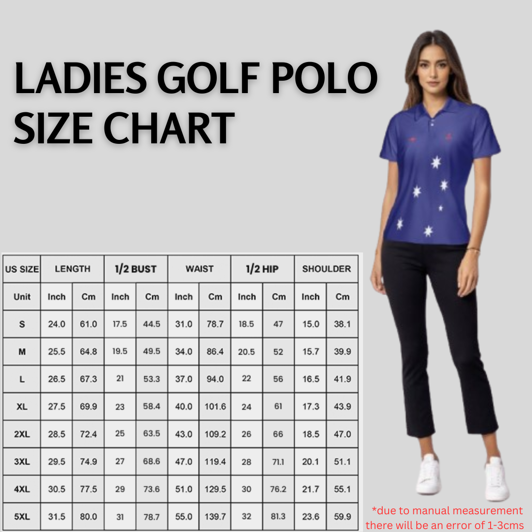Aussie Golf Polo Shirt For Women