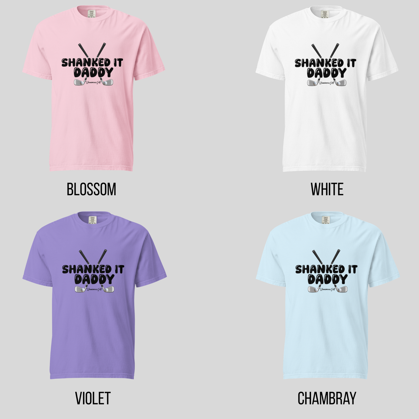 Shanked It Daddy Funny Golf T-Shirt for Women