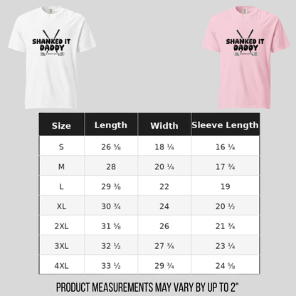 Shanked It Daddy Funny Golf T-Shirt for Women