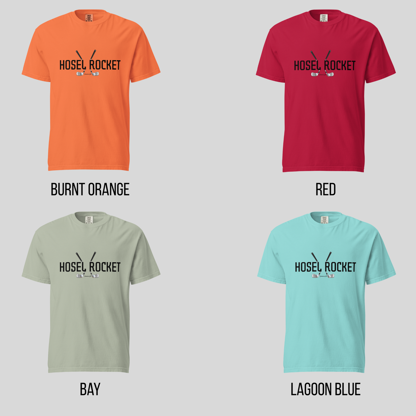 Hosel Rocket Funny Golf Shirt | Comfort Colors Golfer Gift Tee