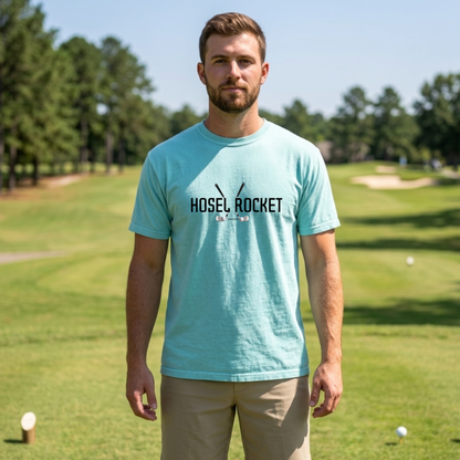 Hosel Rocket Funny Golf Shirt | Comfort Colors Golfer Gift Tee