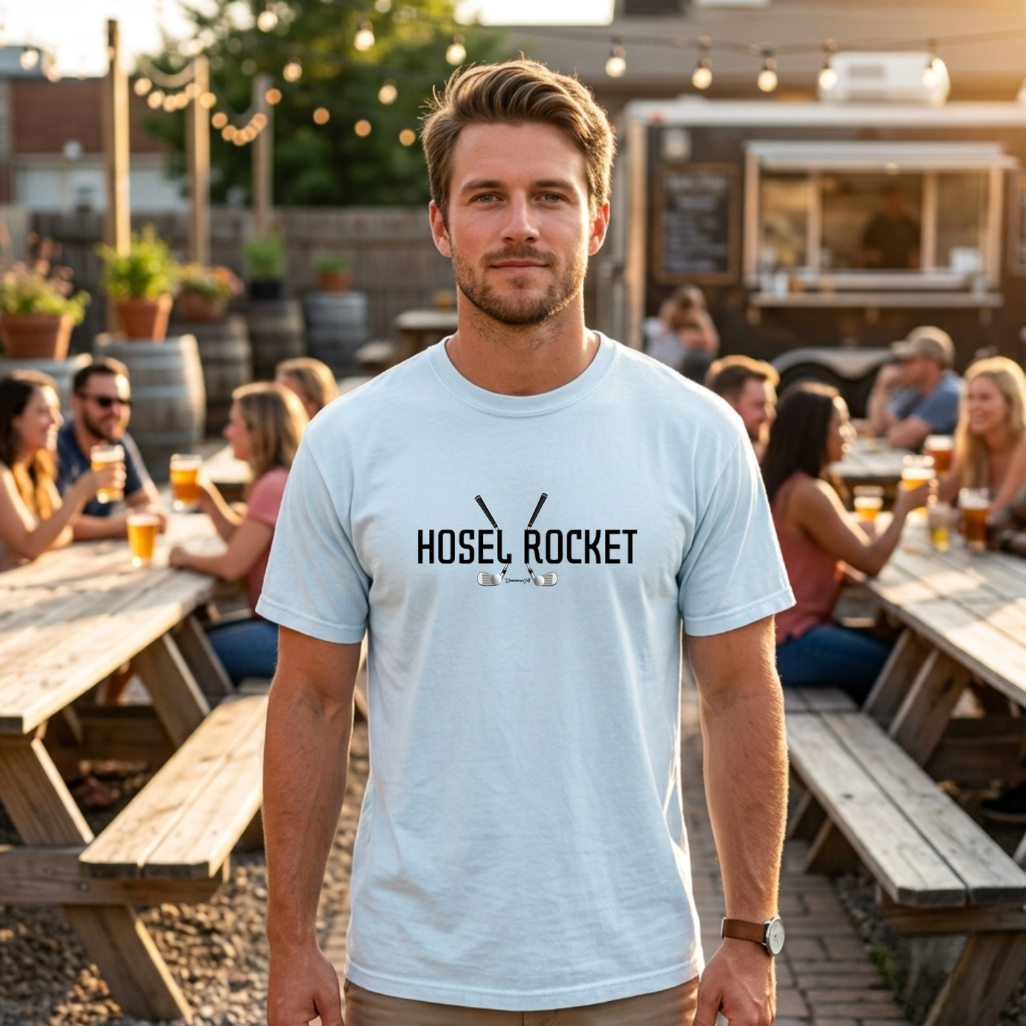 Hosel Rocket Funny Golf Shirt | Comfort Colors Golfer Gift Tee