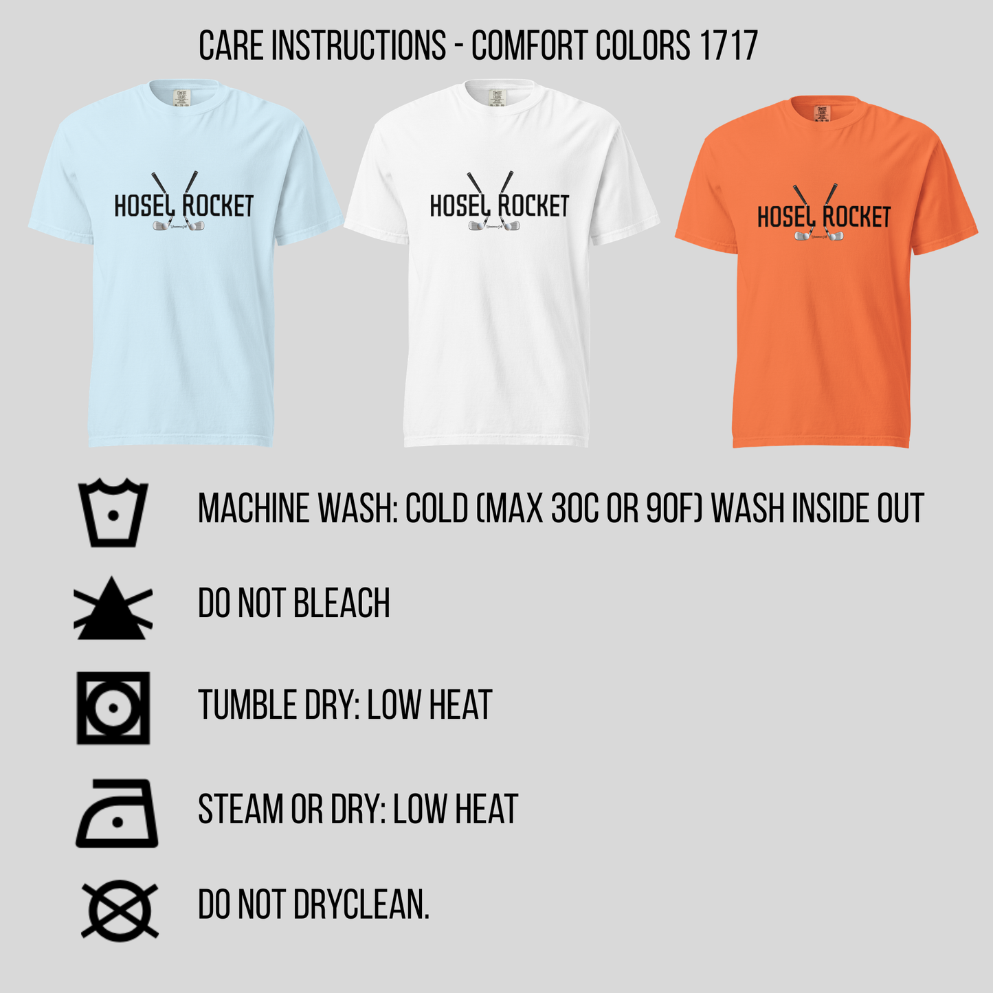 Hosel Rocket Funny Golf Shirt | Comfort Colors Golfer Gift Tee