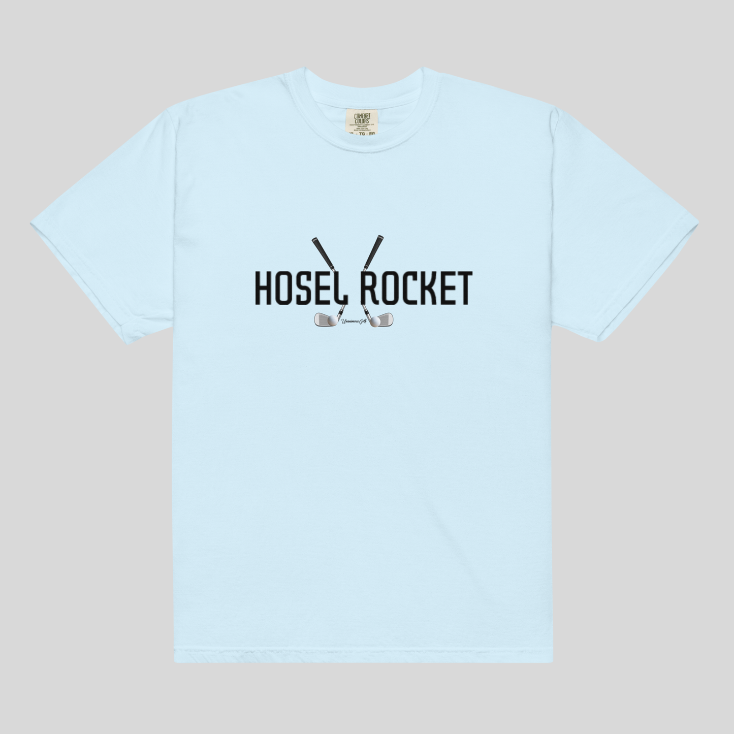 Hosel Rocket Funny Golf Shirt | Comfort Colors Golfer Gift Tee