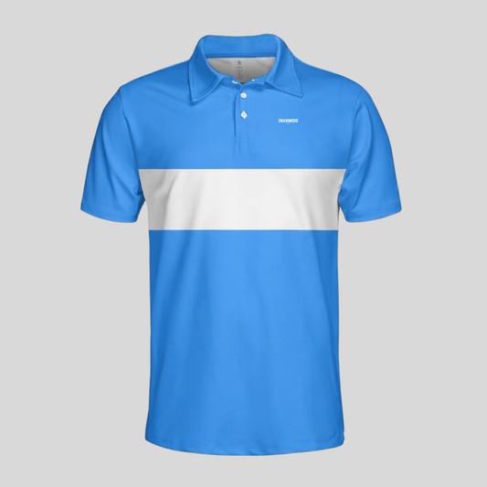 Chest Stripe Golf Polo – Lightweight Performance Fit, 6 Colourways
