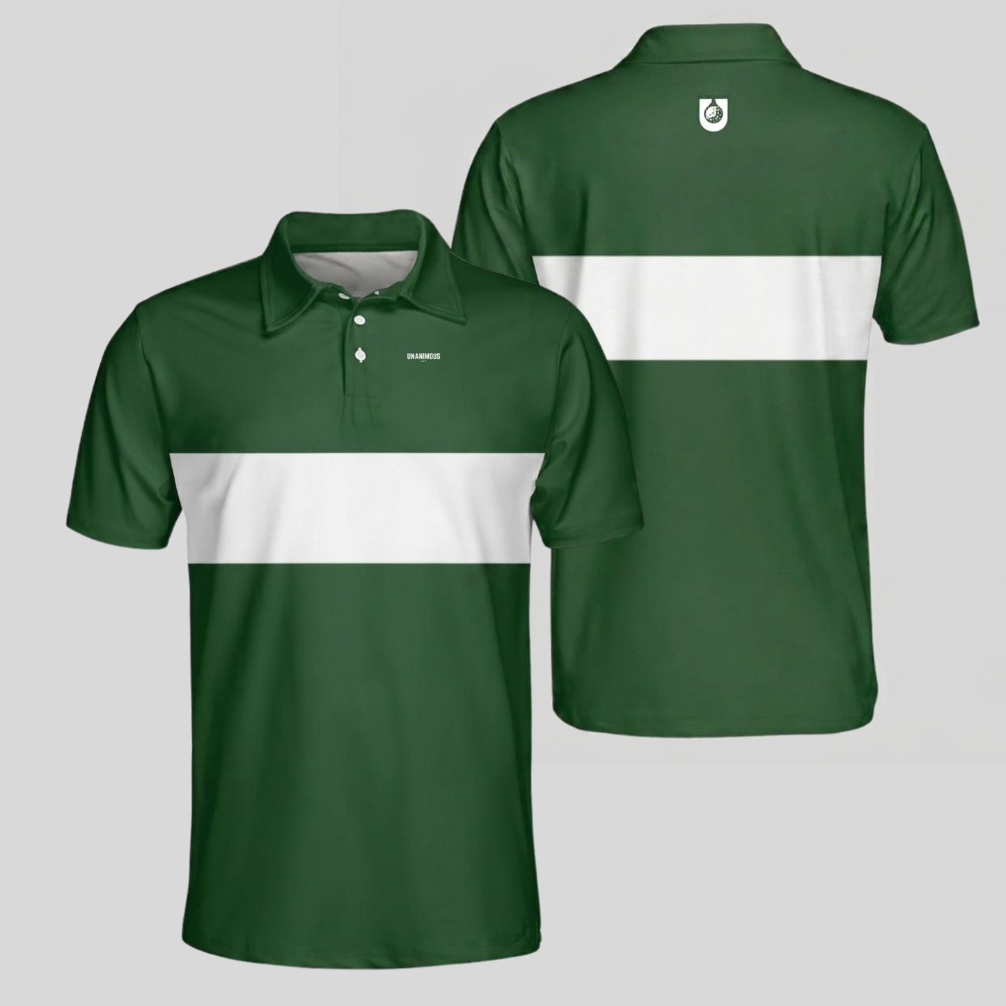 Chest Stripe Golf Polo – Lightweight Performance Fit, 6 Colourways