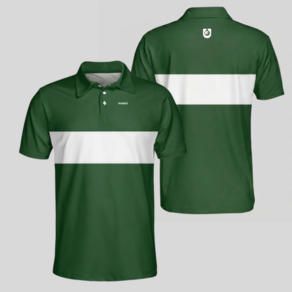 Chest Stripe Golf Polo – Lightweight Performance Fit, 6 Colourways