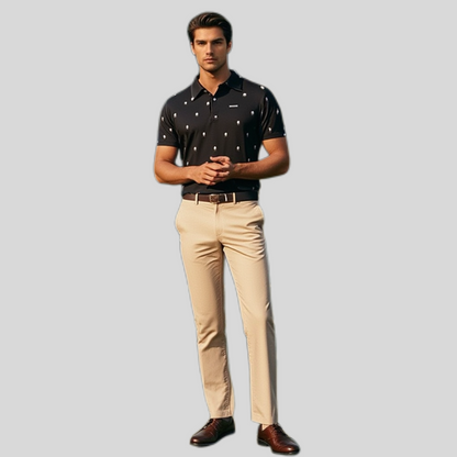 Skull Golf Polo for Men | Moisture-Wicking Performance Golf Shirt | Lightweight Breathable Polo for Golfers | Unanimous Golf Apparel