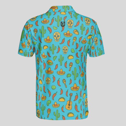 Salsa Swing Men’s Golf Polo Shirt – Performance, Moisture-Wicking, Lightweight Golf Apparel”
