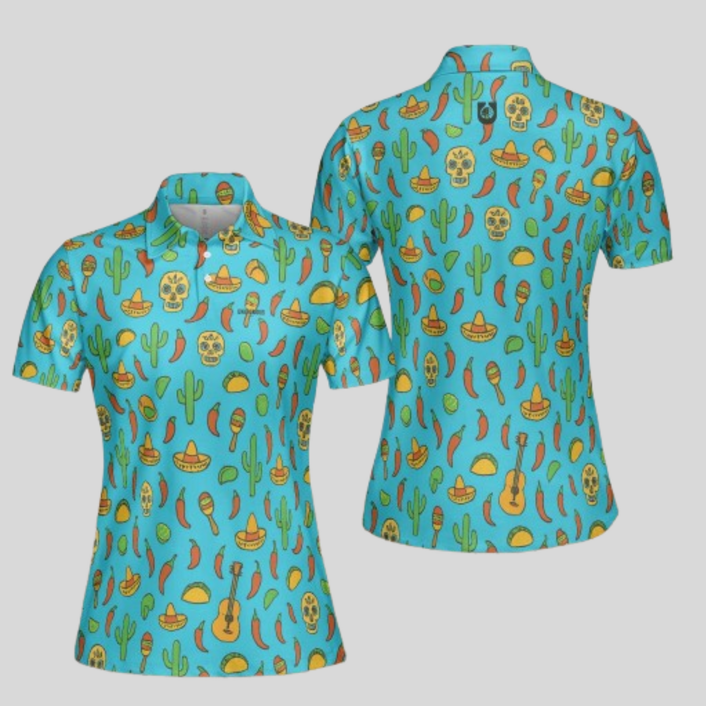 Salsa Swing Women’s Golf Polo Shirt – Lightweight, Moisture-Wicking, Performance Golf Apparel