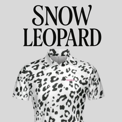 Snow Leopard Women’s Golf Polo – Stylish, Moisture-Wicking, Breathable Ladies Golf Shirt | Unanimous Golf