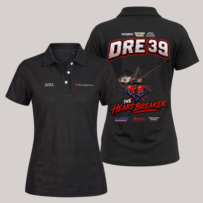 DRE39 "The Heartbreaker" Shutdown Crew Polo – Ladies Mining Dragline polo shirt