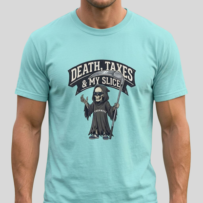 Death, Taxes & My Slice Golf T-Shirt