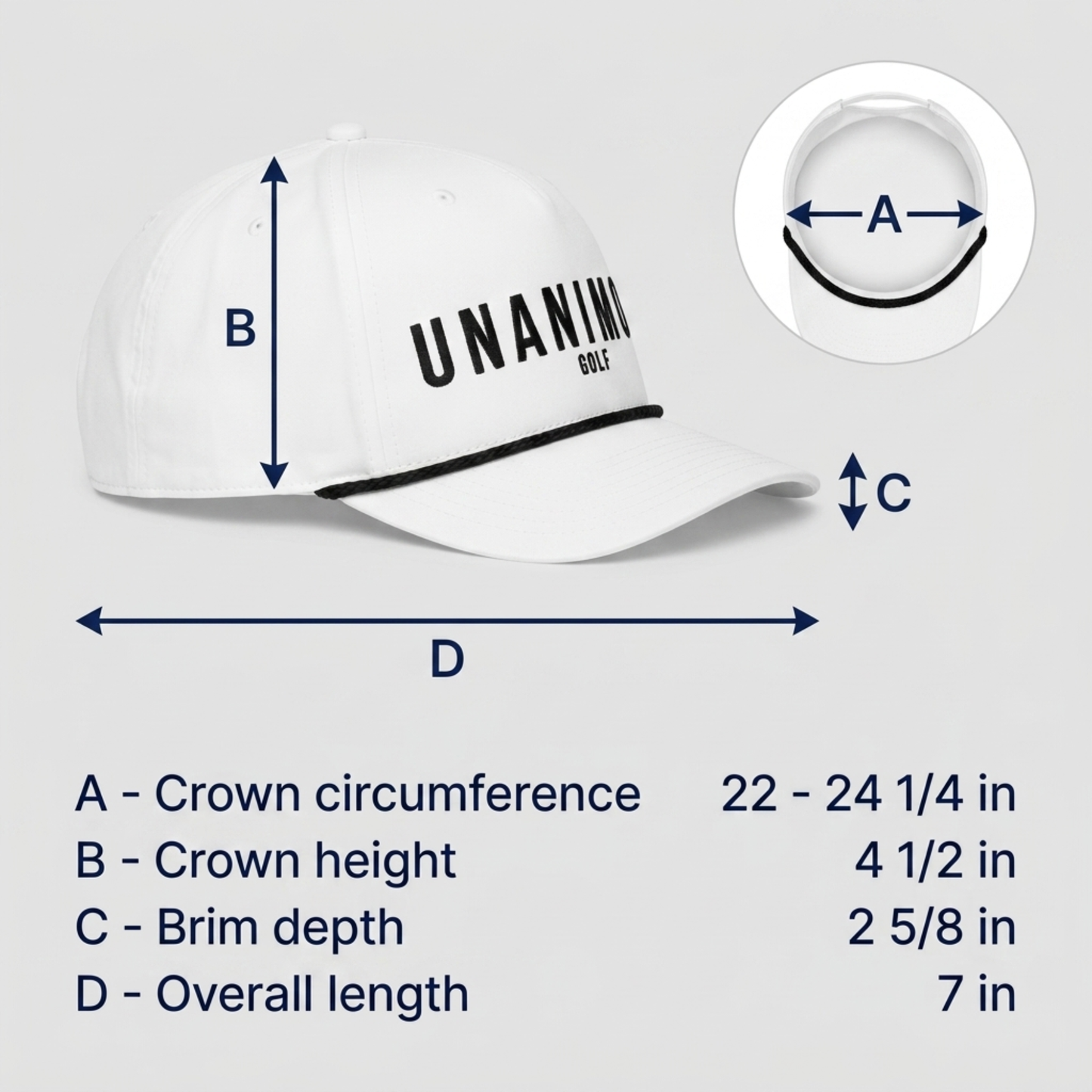 Golf Rope Hat | Unanimous Golf Snapback