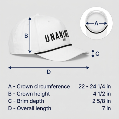 Golf Rope Hat | Unanimous Golf Snapback
