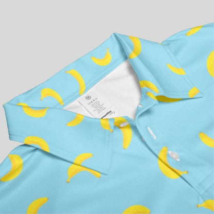 Going bananas sleeveless golf polo shirt for women