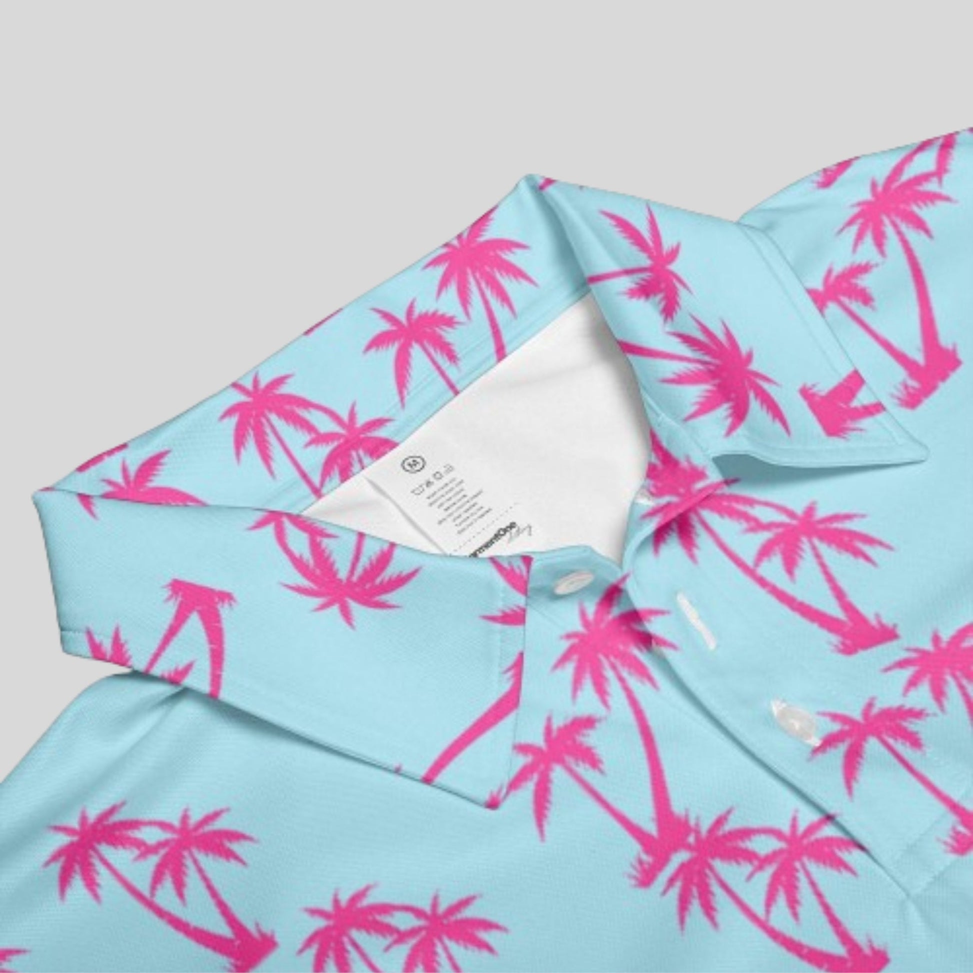 Palm Tree Golf Polo Shirt for men
