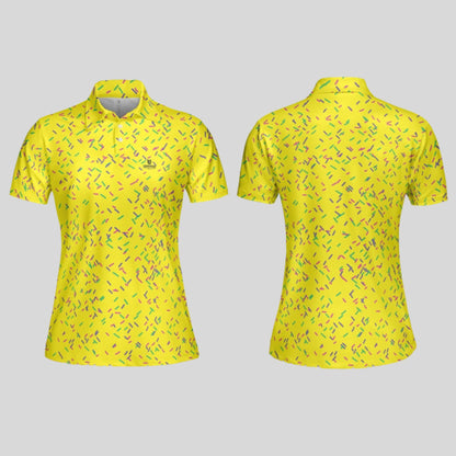 sprinkles Golf Polo Shirt Ladies Fit
