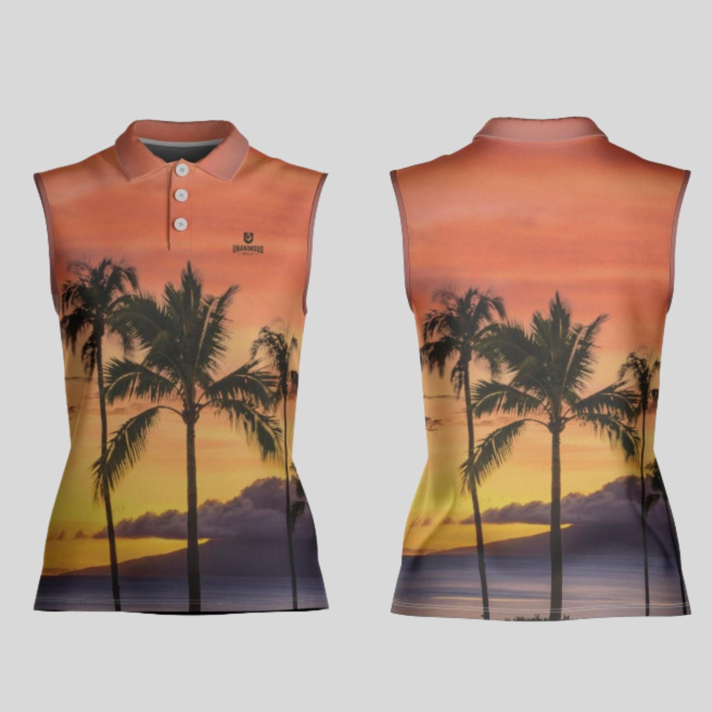 tropo Sleeveless golf polo for women