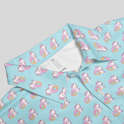 Unicorn Sleeveless Golf Shirt for Ladies
