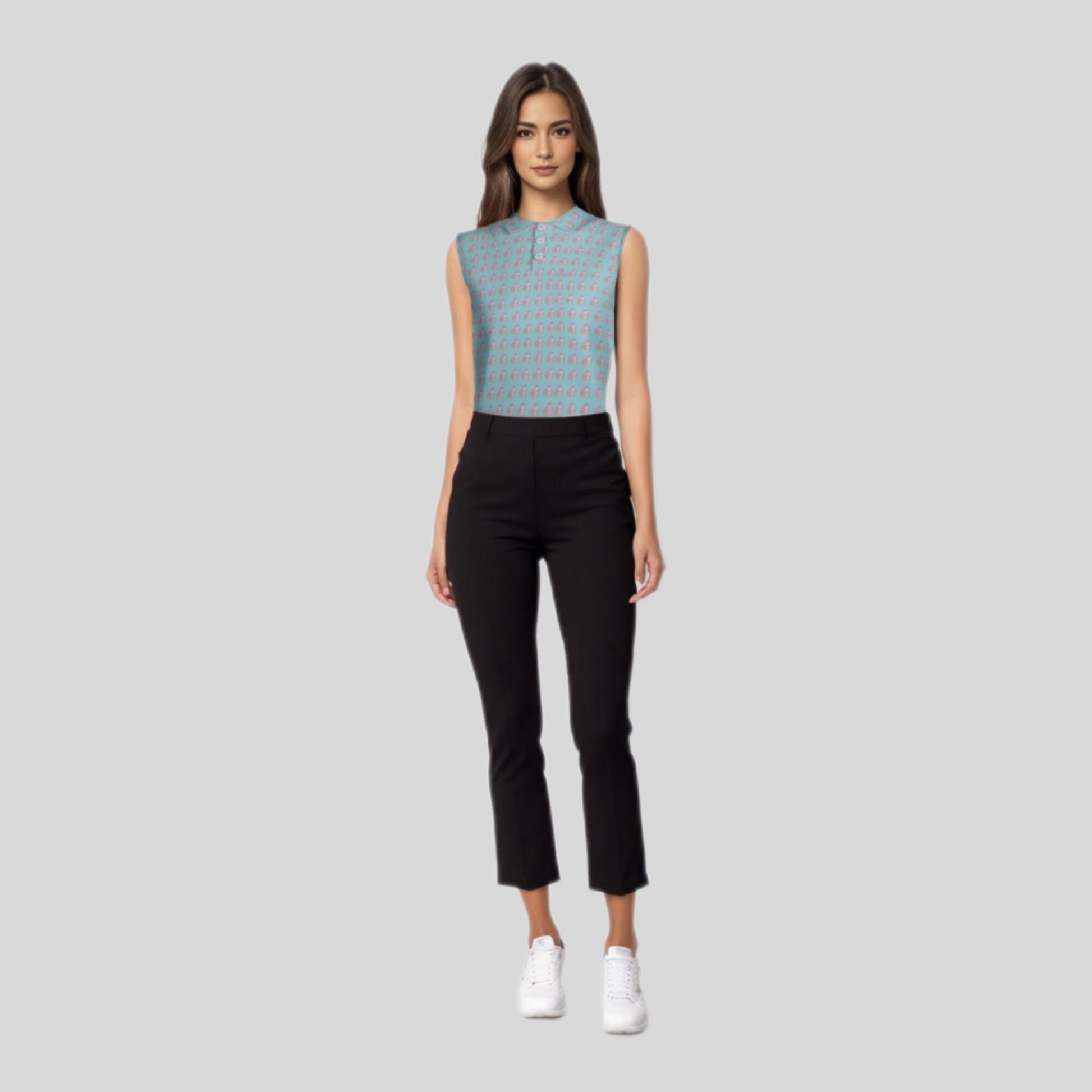 Unicorn Sleeveless Golf Shirt for Ladies