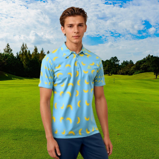 going bananas golf polo shirt