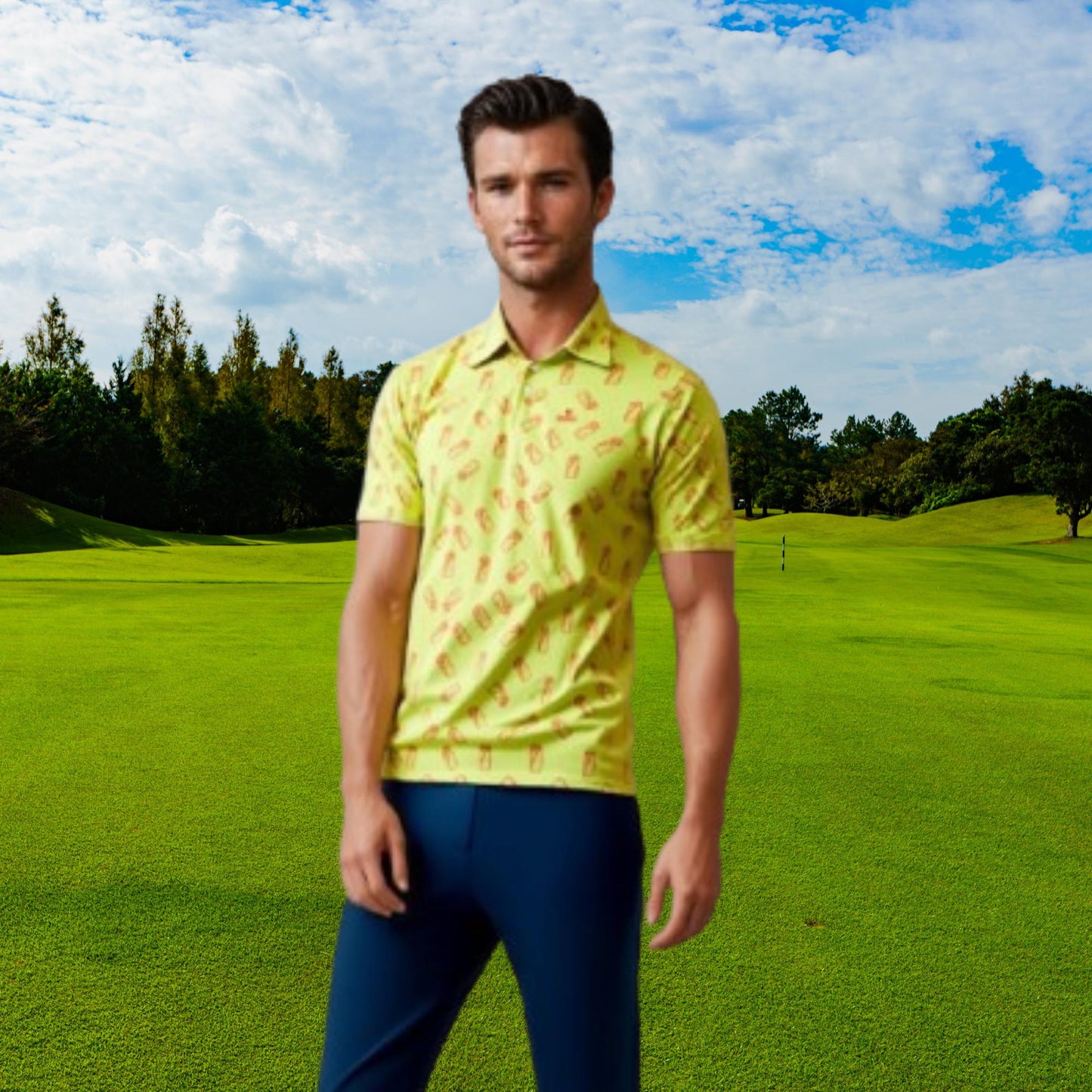 Golf polo shirt for Men is made from 95% bird-eye pique fabric and 5% spandex with Built-in sun protection to keep you safe on sunny days. Sleek, Athletic Fit Stretch fabric contours to your movement without clinging.
🔹 Perfect For:
Golfing ⛳
Tennis 🎾
Business casual days
Travel & leisure