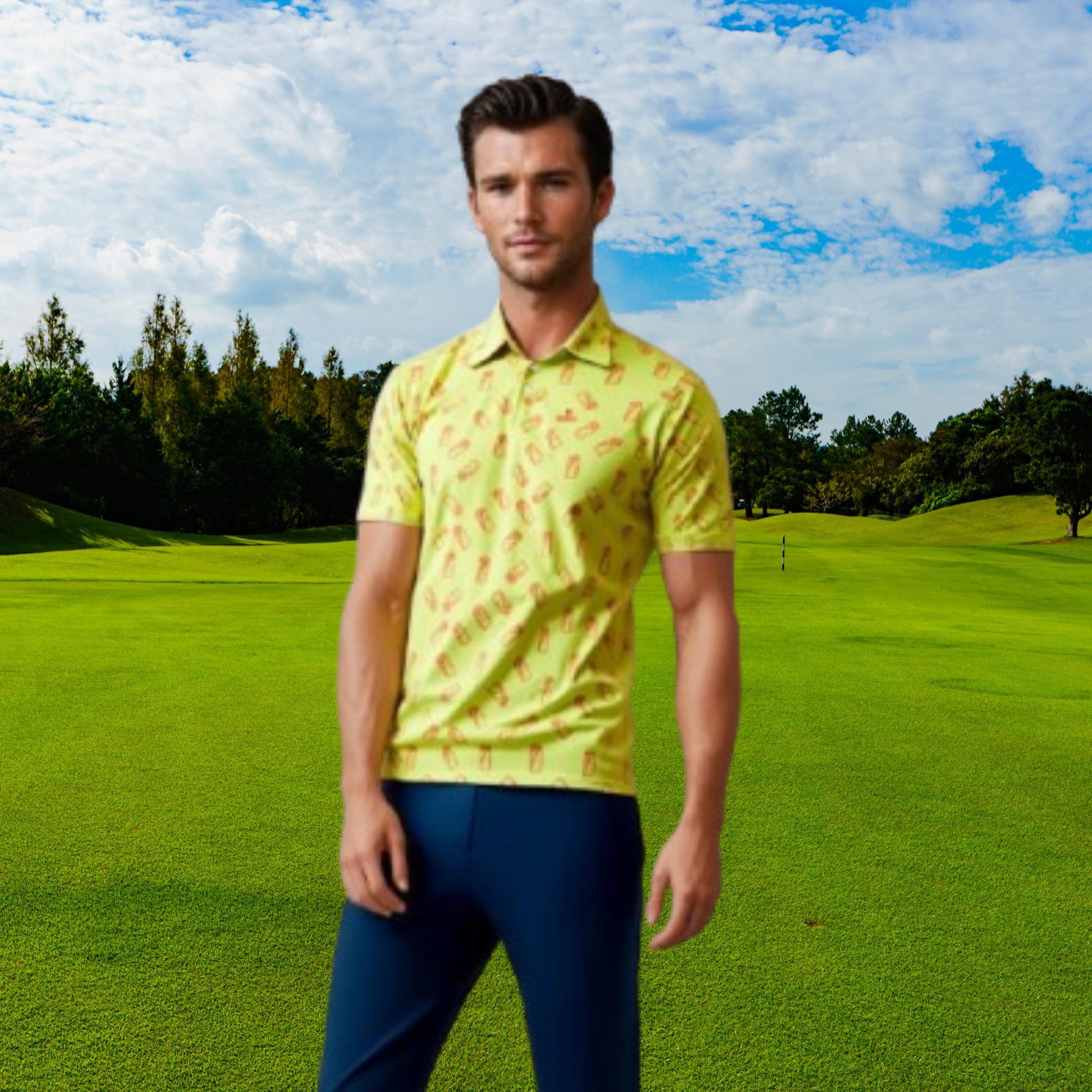 Golf polo shirt for Men is made from 95% bird-eye pique fabric and 5% spandex with Built-in sun protection to keep you safe on sunny days. Sleek, Athletic Fit Stretch fabric contours to your movement without clinging.
🔹 Perfect For:
Golfing ⛳
Tennis 🎾
Business casual days
Travel & leisure