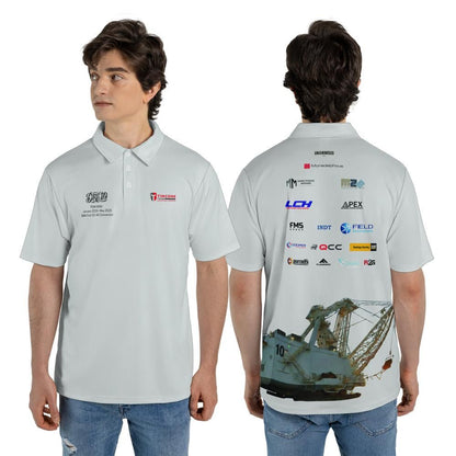 Tincone Dragline 10 Custom Mining Polo Shirt