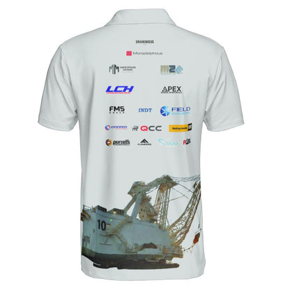 Tincone Dragline 10 Custom Mining Polo Shirt