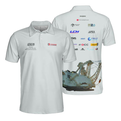 Tincone Dragline 10 Custom Mining Polo Shirt